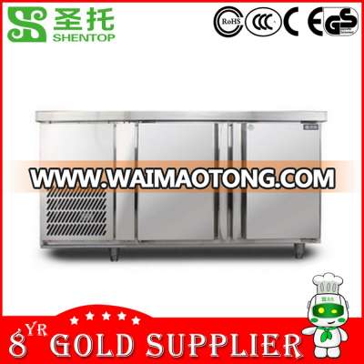 Shentop STLG-A15FP Microprocessor Control Stainless Steel Worktops Refrigerators and Freezers