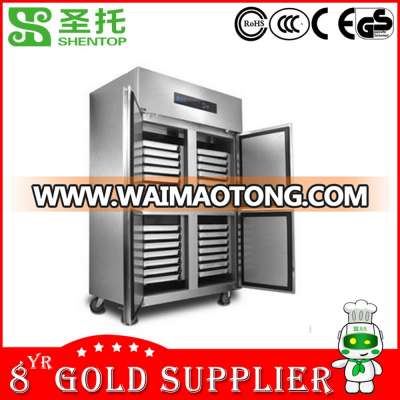 4 door vertical refrigerator Air cooled refrigerator chiller industrial refrigerator and freezer