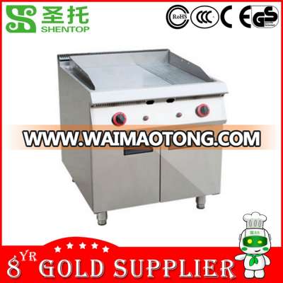 Shentop STPO-RPG Stainless Steel Table Top Gas Teppanyaki Grill For Restaurant